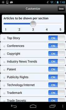 IP Law Daily Mobile screenshot 1