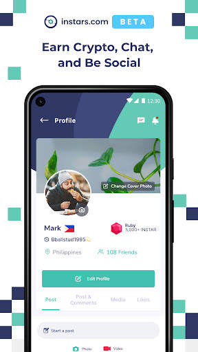 Instars - Earn Crypto, Chat, and Be Social screenshot 2