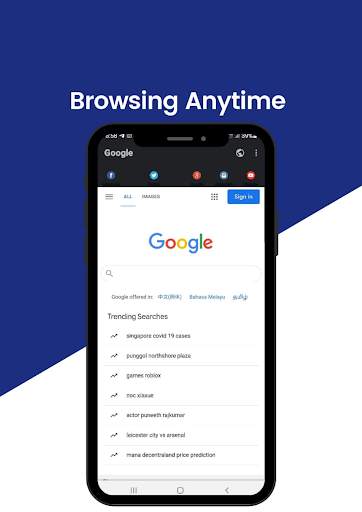 XBlue Browser - DNS Anti Blokir screenshot 4