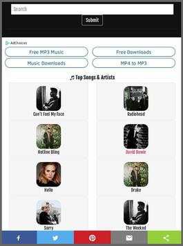 Music Website Apps - Free Download MP3 screenshot 1