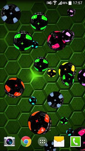 Black Bubble Live Wallpaper screenshot 5
