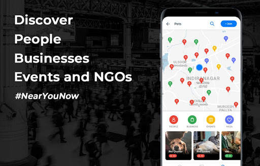 IamHere - Nearby and Hyperlocal Social Network screenshot 2
