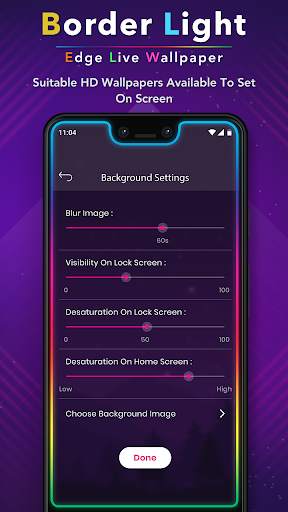 Border Light Live Wallpaper - Edge Border Light screenshot 3