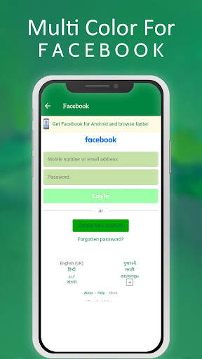 Multi Color For Facebook Lite screenshot 5