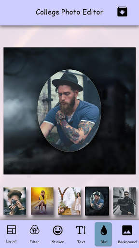 College photo editor screenshot 1