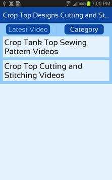 Crop Top Designs Cutting and Stitching Videos App screenshot 3