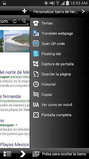 THEME BLACK GLASS BOAT BROWSER screenshot 5