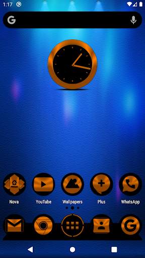 Oreo Orange Icon Pack screenshot 1