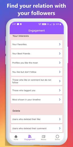 Follower and Unfollower Analytics for Instagram screenshot 6