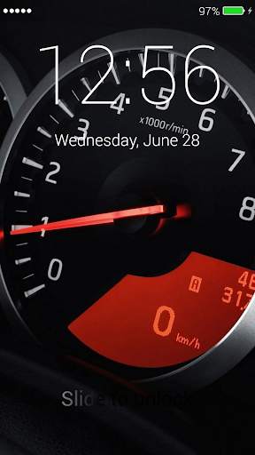 Car Panel/Dashboard/Speedometer Lock Screen screenshot 5