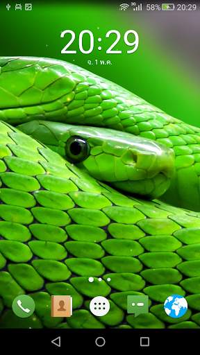 Snake Live Wallpaper screenshot 1