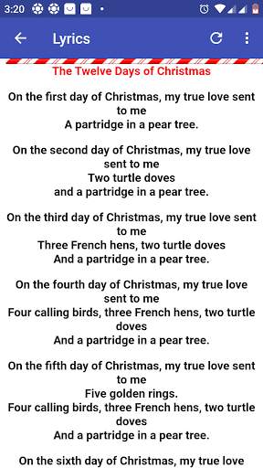 Christmas Songs and Lyrics (offline) screenshot 3