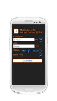 Kidney Glomerular Filtration Rate  eGFR Calculator screenshot 3
