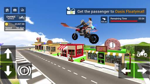 Flying Motorbike Simulator screenshot 5