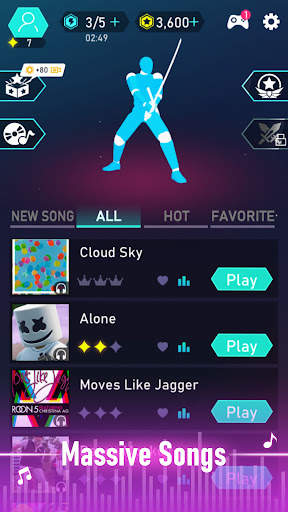 Music Beat Blade: Dance runner screenshot 1