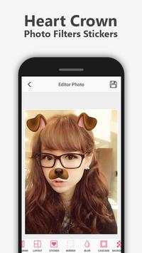 Heart Crown Photo Filters Stickers screenshot 1