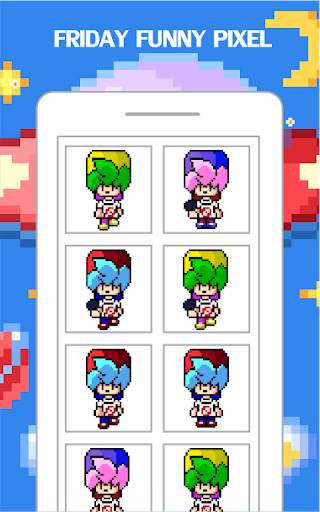 Pixel Art Friday Funny Games screenshot 1