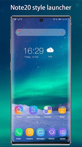 Cool Note20 Launcher Galaxy UI скриншот 2