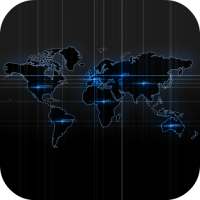 Black Map Live Wallpaper logo