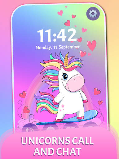 Fake Calls Unicorns Prank screenshot 1