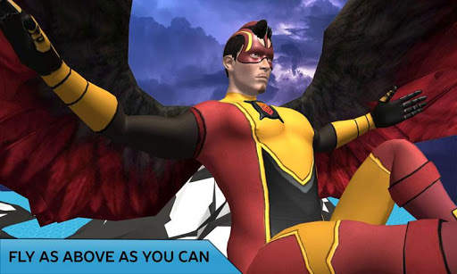 Flying Future Hero Game: Superhero Future Fighter screenshot 1