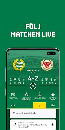 Hammarby Fotboll Live screenshot 3