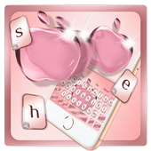 Plush Rose Gold Apple Keyboard Theme icon