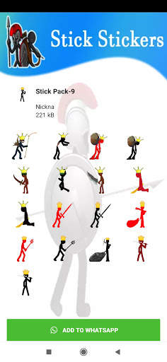 Stick Stickers Pack for WhatsApp 2021 screenshot 2
