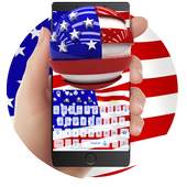 USA Flag Keyboard 10001007
