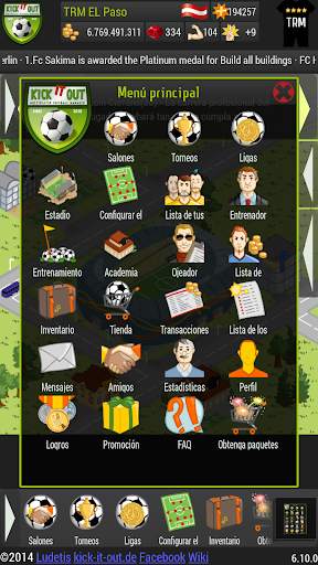 Kick it out! Gestor de fútbol screenshot 4