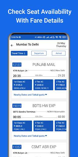 My Rail Yatra Train Status PNR screenshot 2