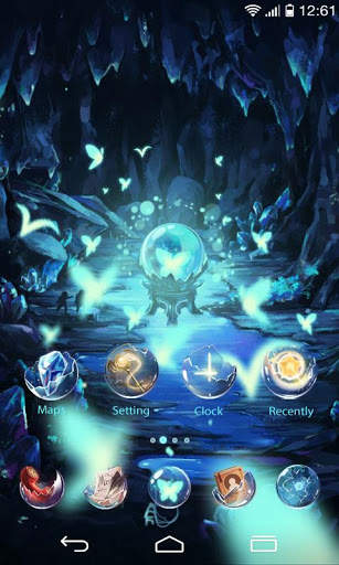 Bright Pearl GO Launcher Theme screenshot 3