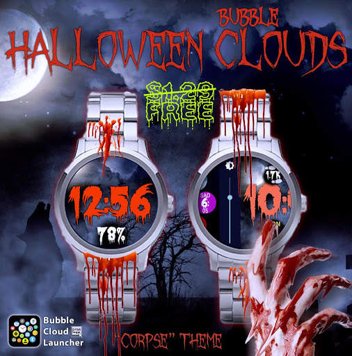 Halloween Watch Face Pack - Now Free screenshot 1