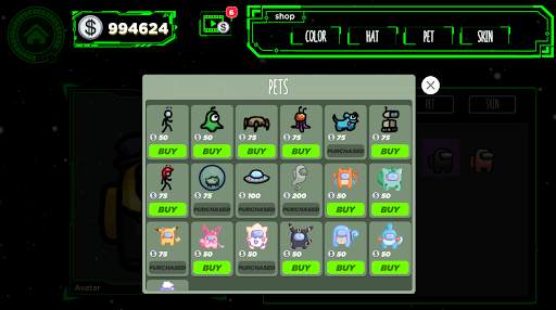 skin simulator for among us 2 screenshot 3