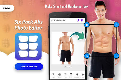 Six Pack Abs Photo Editor : Download your Abs Now screenshot 3