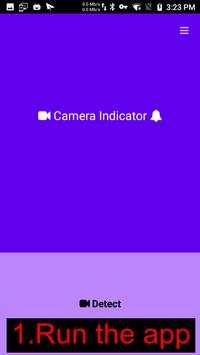 Camera Working Indicator screenshot 1