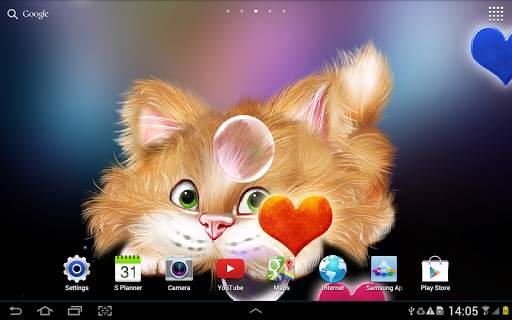 Funny Cat Live Wallpaper 8 تصوير الشاشة
