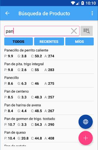 Calculadora de calorías HiKi screenshot 2