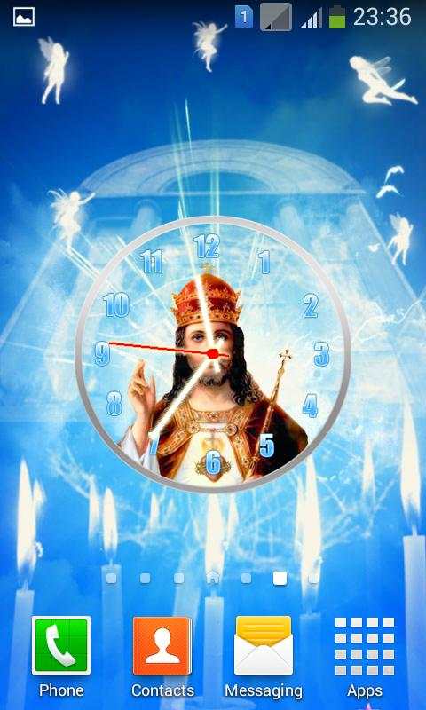 Jesus Analog Clock स्क्रीनशॉट 3