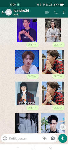 Sticker Wa Wang Yibo WAStickerApps screenshot 3