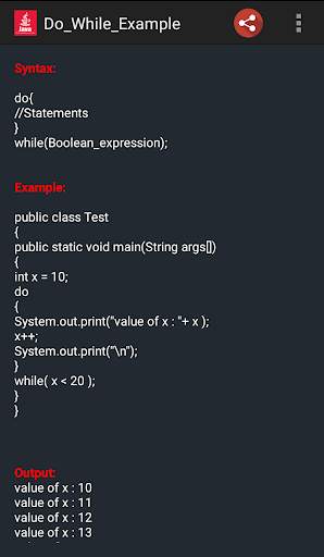Java Programming screenshot 3