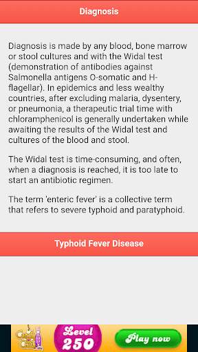 Typhoid Fever Disease 6 تصوير الشاشة