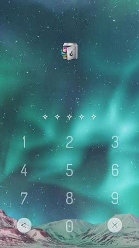 AppLock Live Theme Aurora screenshot 2