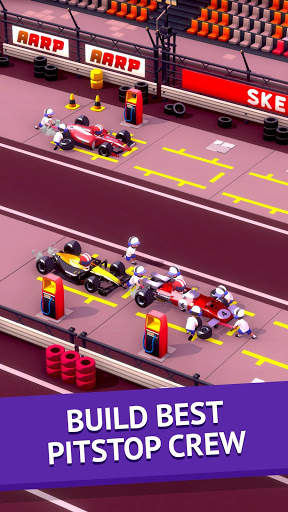 Idle Pit Stop Racing 1 تصوير الشاشة