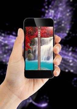 Beautiful Zipper Lock Screen screenshot 1