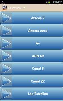 All Mexico TV Channel स्क्रीनशॉट 2