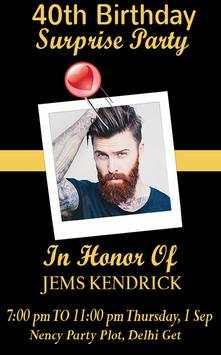 birthday invitation card maker screenshot 1