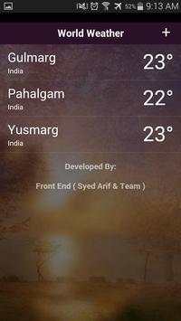 World Weather screenshot 2