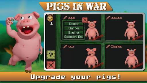 Angry  Pigs In War Strategy offline Games screenshot 3