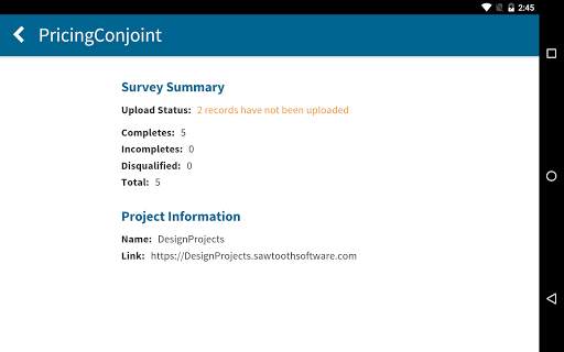 Offline Surveys screenshot 5